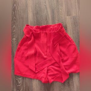 Red shorts